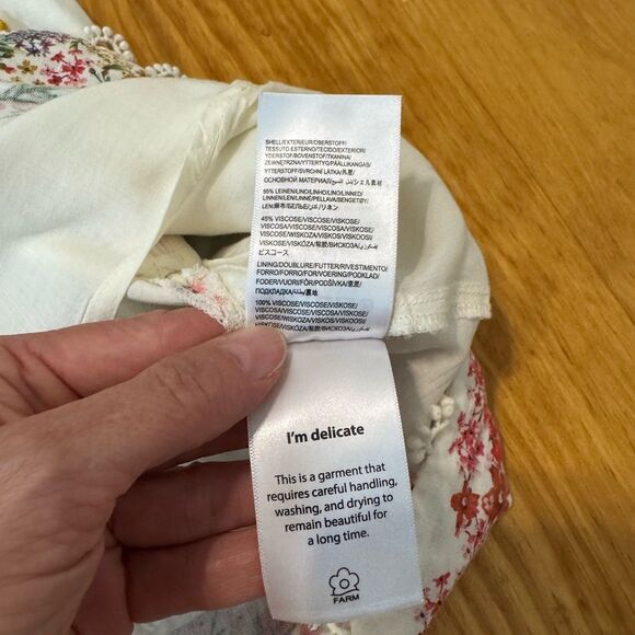 FARM RIO Delicate Forest Scarves Mini-Dress Women’s Size MED - Picture 15 of 16